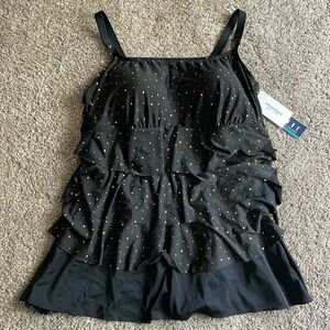 One piece plus size swim suit